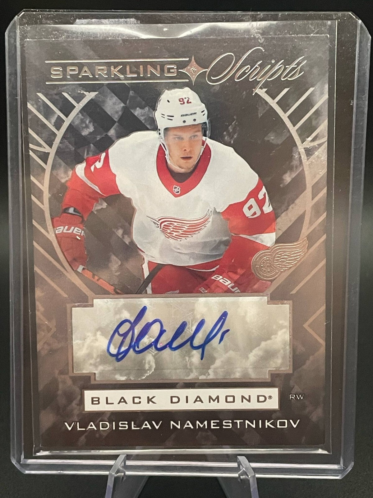 Vladislav Namestnikov Sparkling Scripts Auto SC-VN 2021-22 Black Diamond