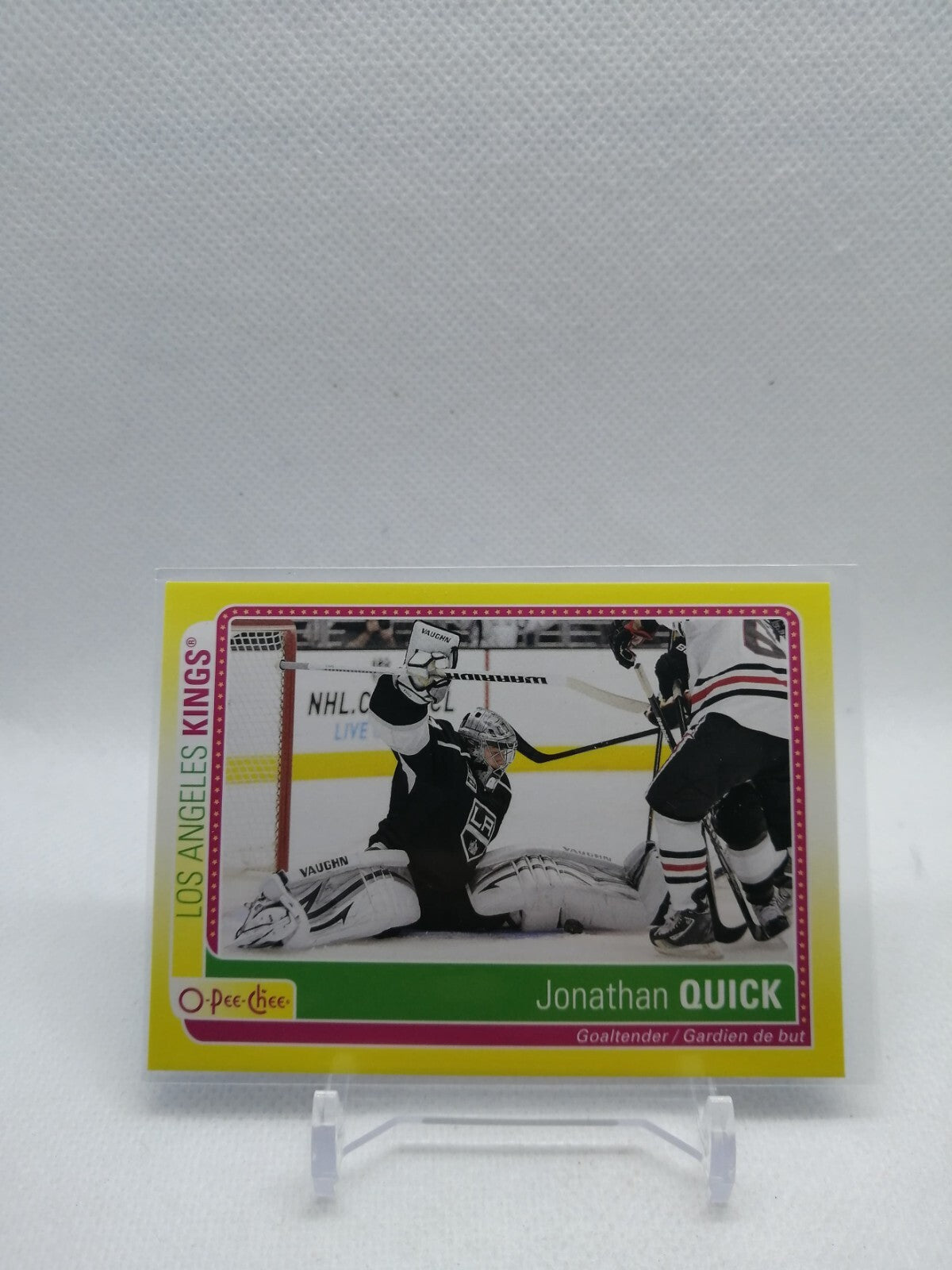 2013-14 O-Pee-Chee Stickers - JONATHAN QUICK #S-JQ Los Angeles Kings Insert