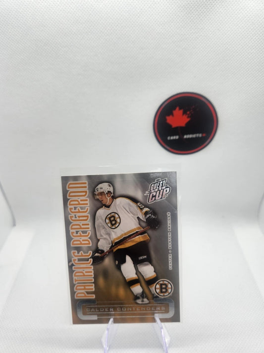 Patrice Bergeron 2003-04 Pacific Quest For The Cup Calder Contenders Card #1