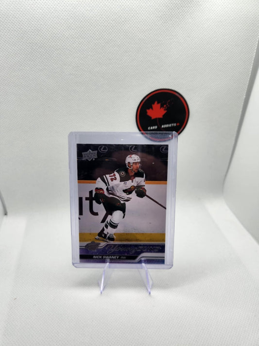 Nick Swaney 2023-24 Upper Deck Series 2 Young Guns #458 RC Minnesota Wild