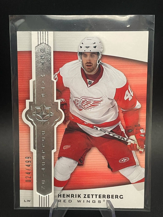 2007-08 UPPER DECK UD ULTIMATE COLLECTION HENRIK ZETTERBERG #44 #ed /499