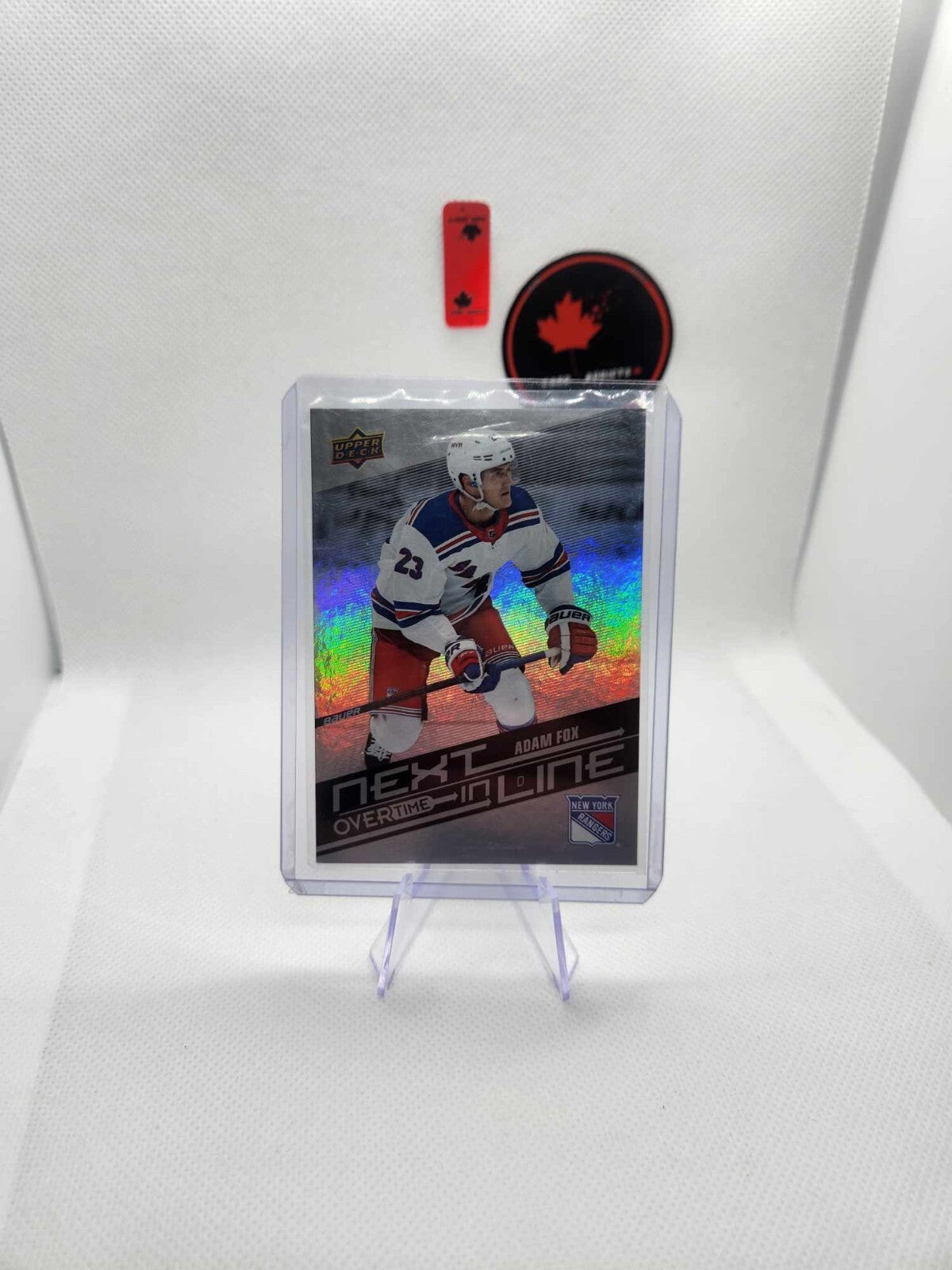 2019-20 NHL Upper Deck UD Overtime ADAM FOX #NL-2 Next in Line Rookie