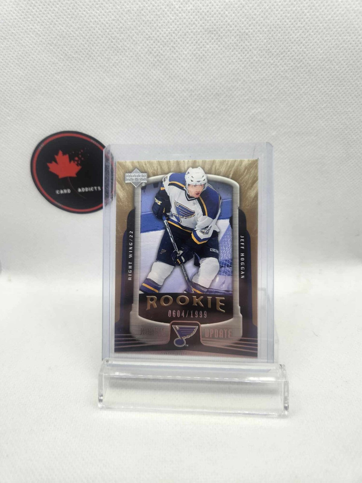 2005-06 Upper Deck Rookie Update Jeff Hoggan RC /1999 #175