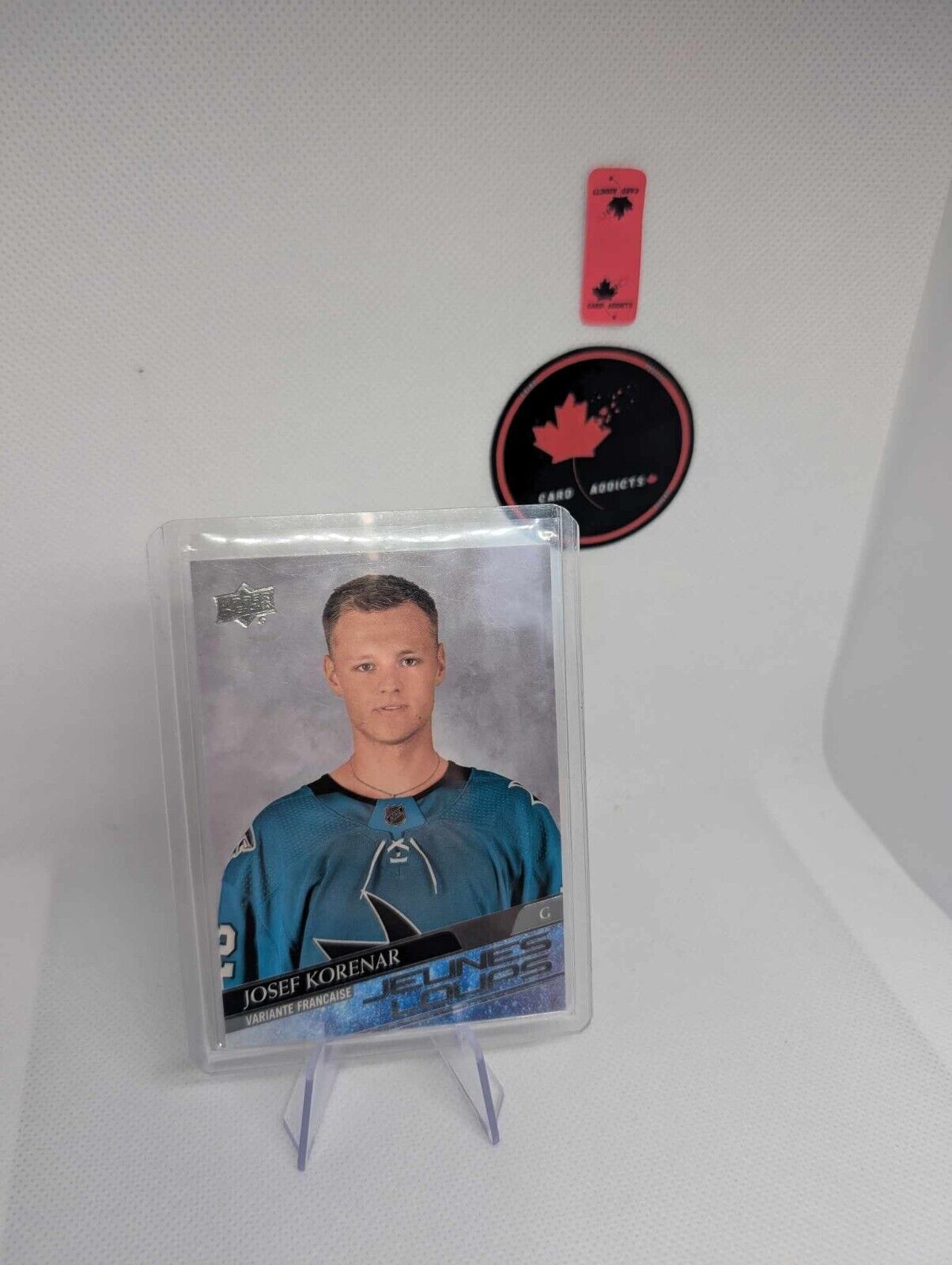 2020-21 Josef Korenar Upper Deck Extended Jeunes Loups French Rookie Card #715