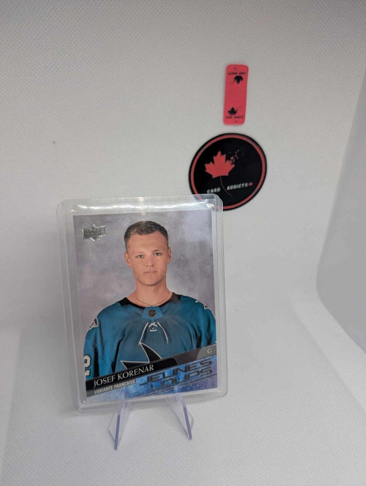 2020-21 Josef Korenar Upper Deck Extended Jeunes Loups French Rookie Card #715