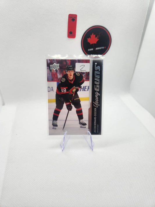 2021-22 Upper Deck Young Guns HOCKEY Rookie RC #495 Jacob Bernard-Docker