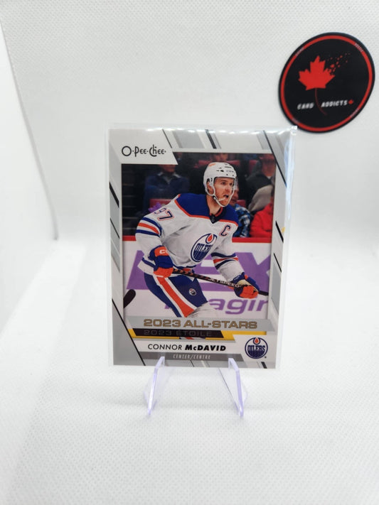 2023-24 OPC O-Pee-Chee All Stars Connor McDavid #501 Edmonton Oilers