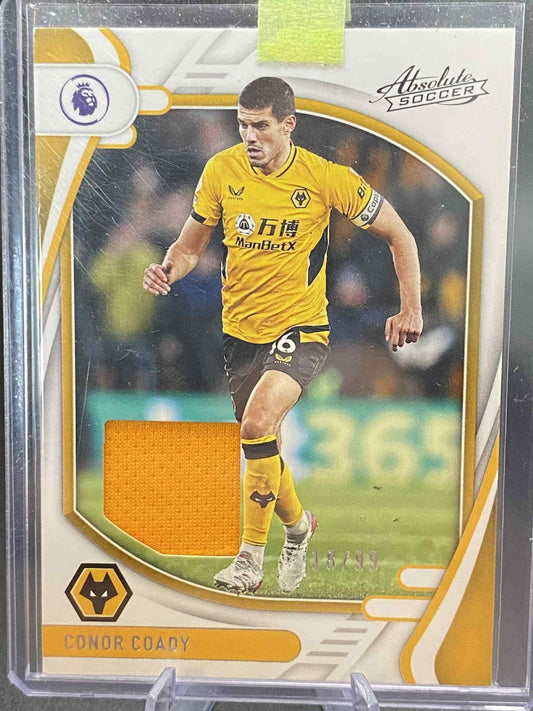 2021-22 Chronicles Soccer Premier League Absolute Conor Coady Patch /99 Wolves