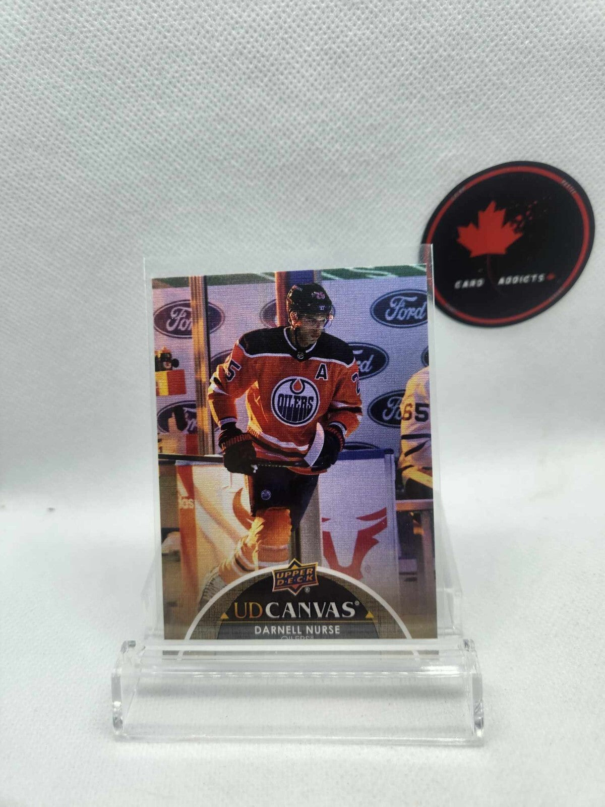 2021-22 UD Canvas Black DARNELL NURSE Edmonton Oilers Card# C152