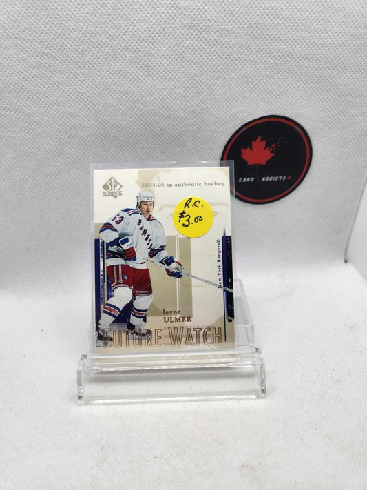 2004-05 Sp Authentic Future Watch Layne Ulmer Rookie RC Card# 93