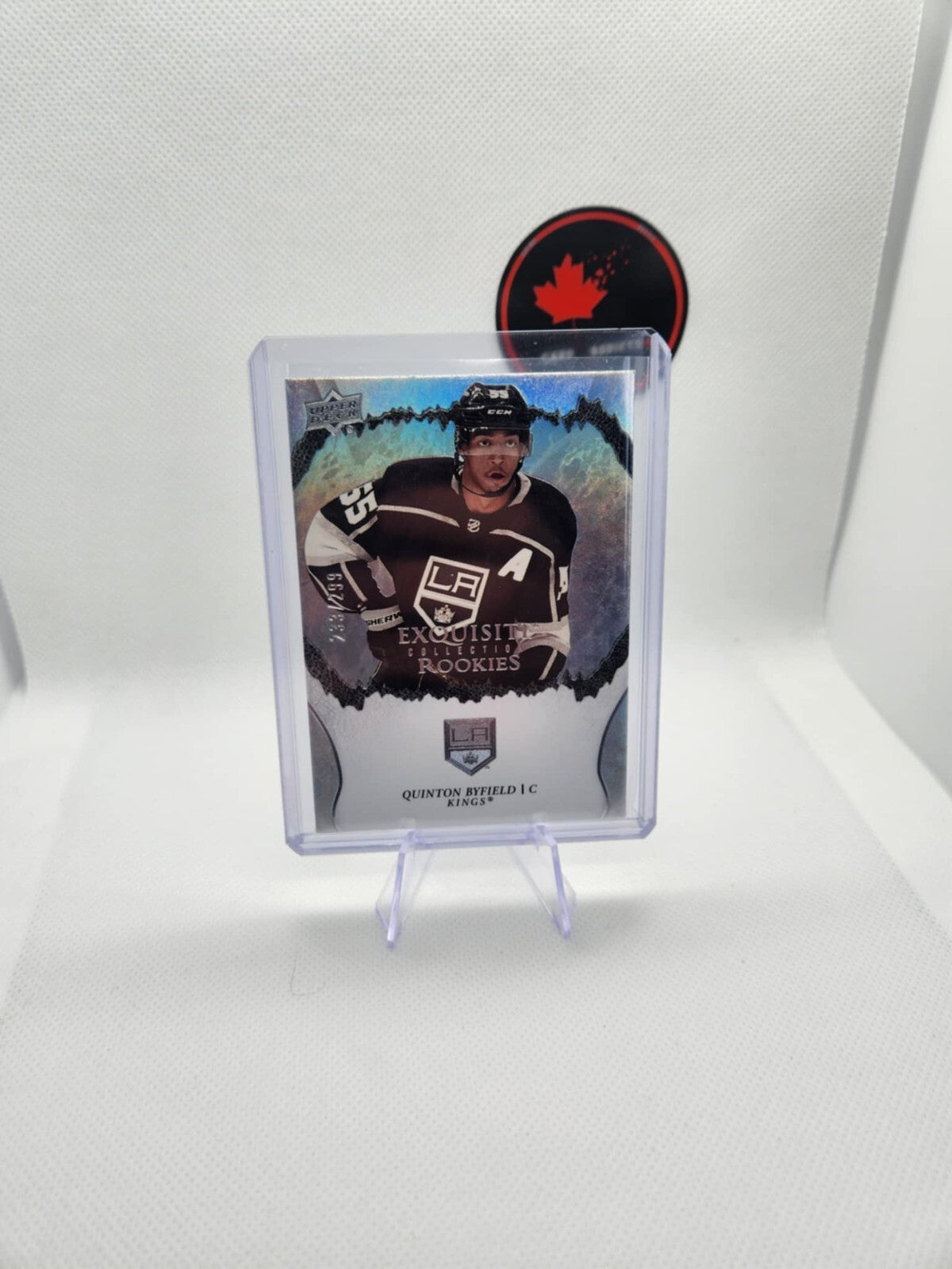 2021-22 Exquisite Collection Rookies Quinton Byfield RC /299