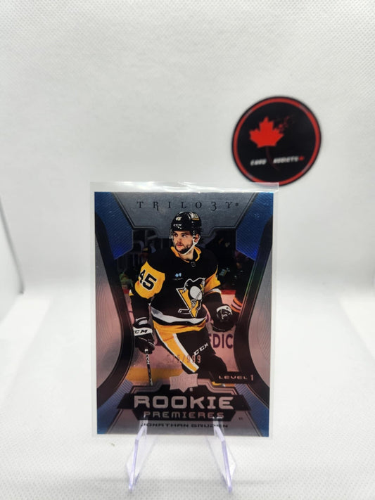 2023-24 Upper Deck Trilogy Jonathan Gruden #104 Rookie premieres Level 1 /999