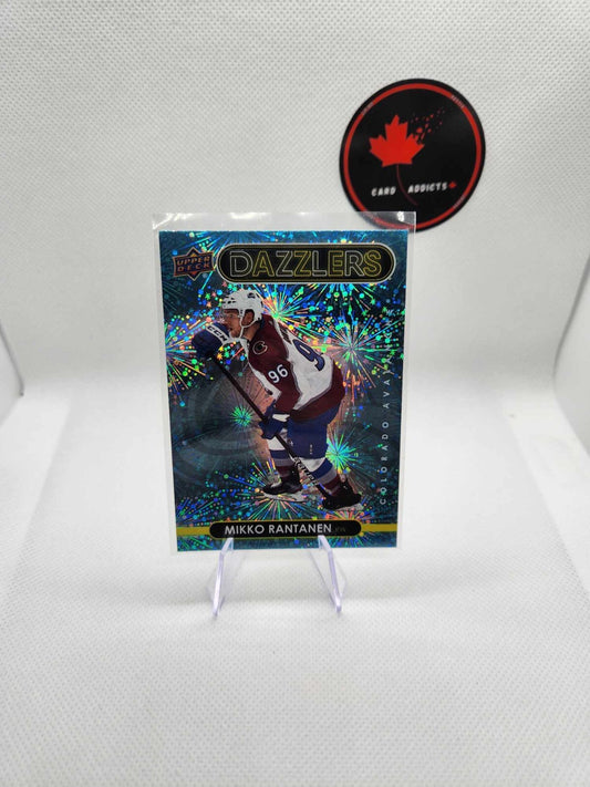 2021-22 Upper Deck Series 2 Blue Dazzlers Mikko Rantanen #DZ-61