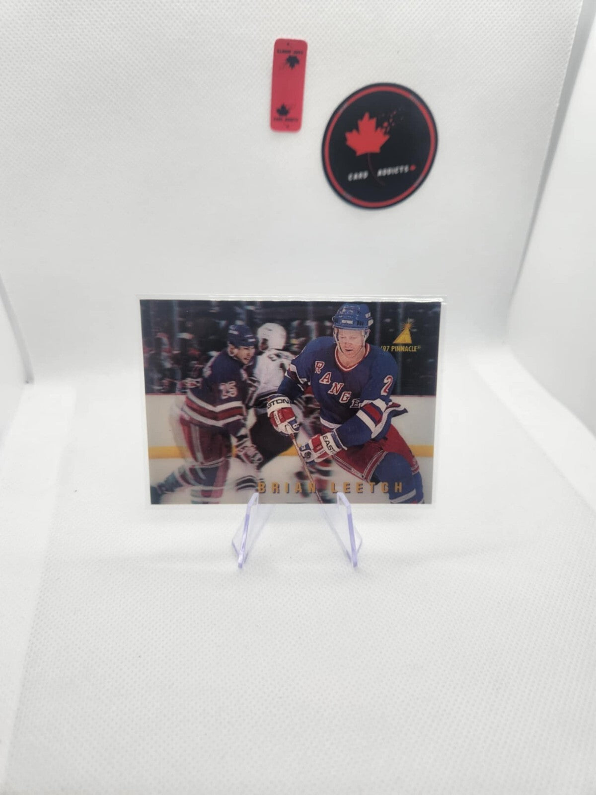 1996-97 Mcdonald's Pinnacle Brian Leetch #MCD 20