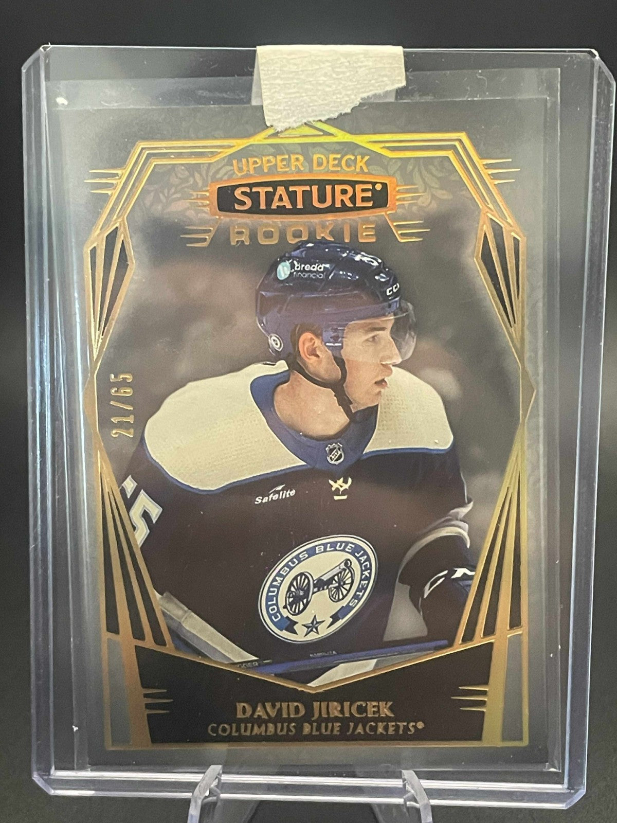 2022-23 Upper Deck Stature Rookie RC David Jiricek #/65 Variation #131