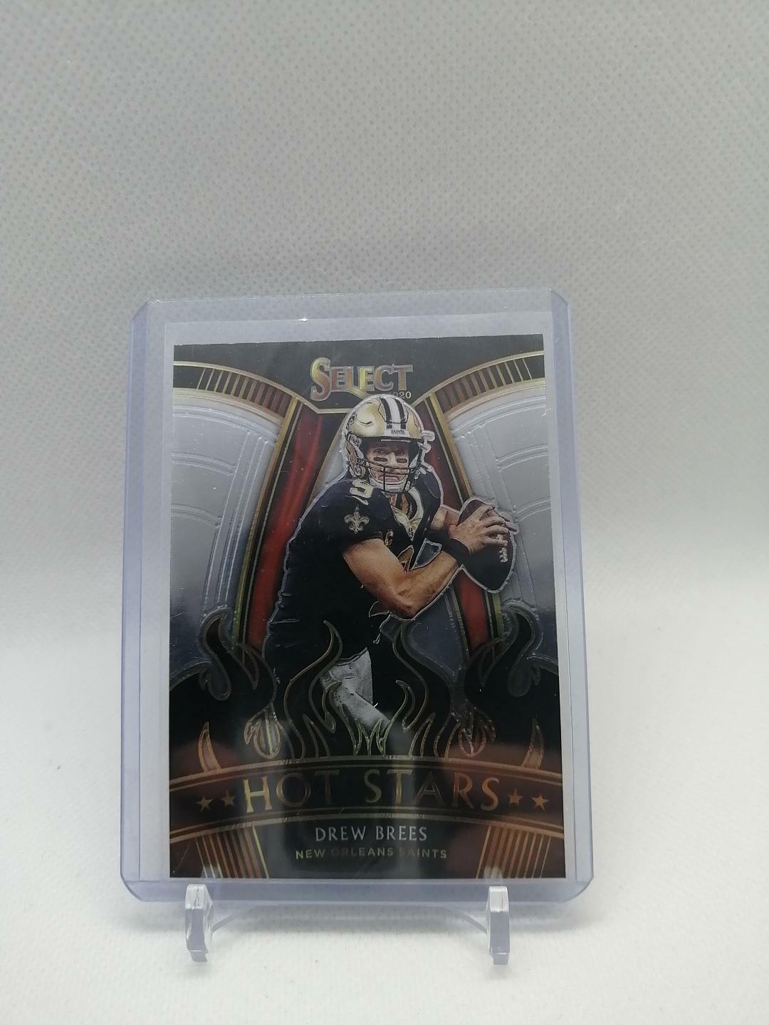 2020 Panini Select Football Drew Brees Saints Hot Stars #HS21 Base Insert Card