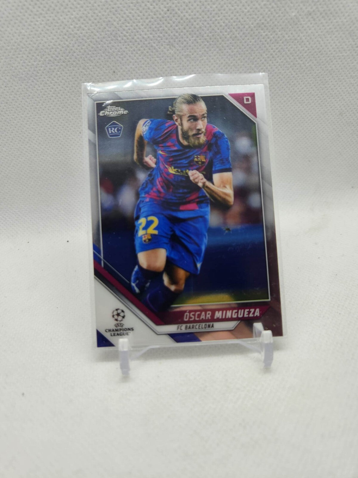 2021-22 TOPPS CHROME UEFA CHAMPIONS LEAGUE OSCAR MINGUEZA BASE ROOKIE CARD#33