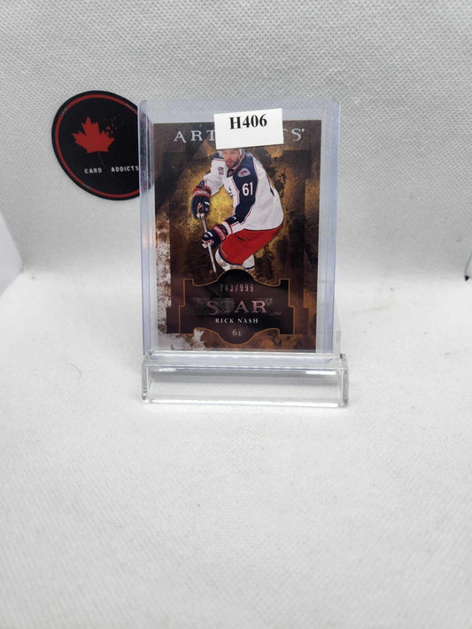 2011-12 Artifacts Hockey UDC STAR RICK NASH Columbus Blue Jackets /999 Silver