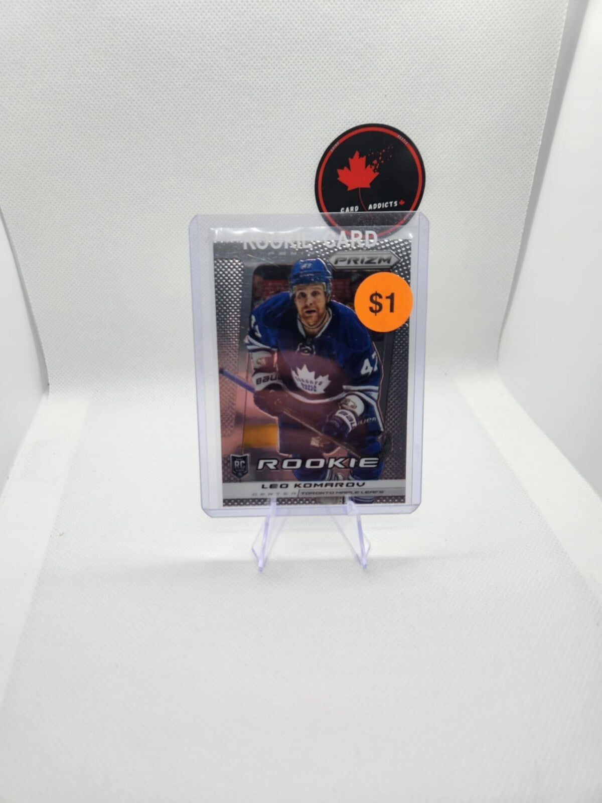 2013-14 Panini Prizm Hockey Rookie Card # 288 Leo Komarov