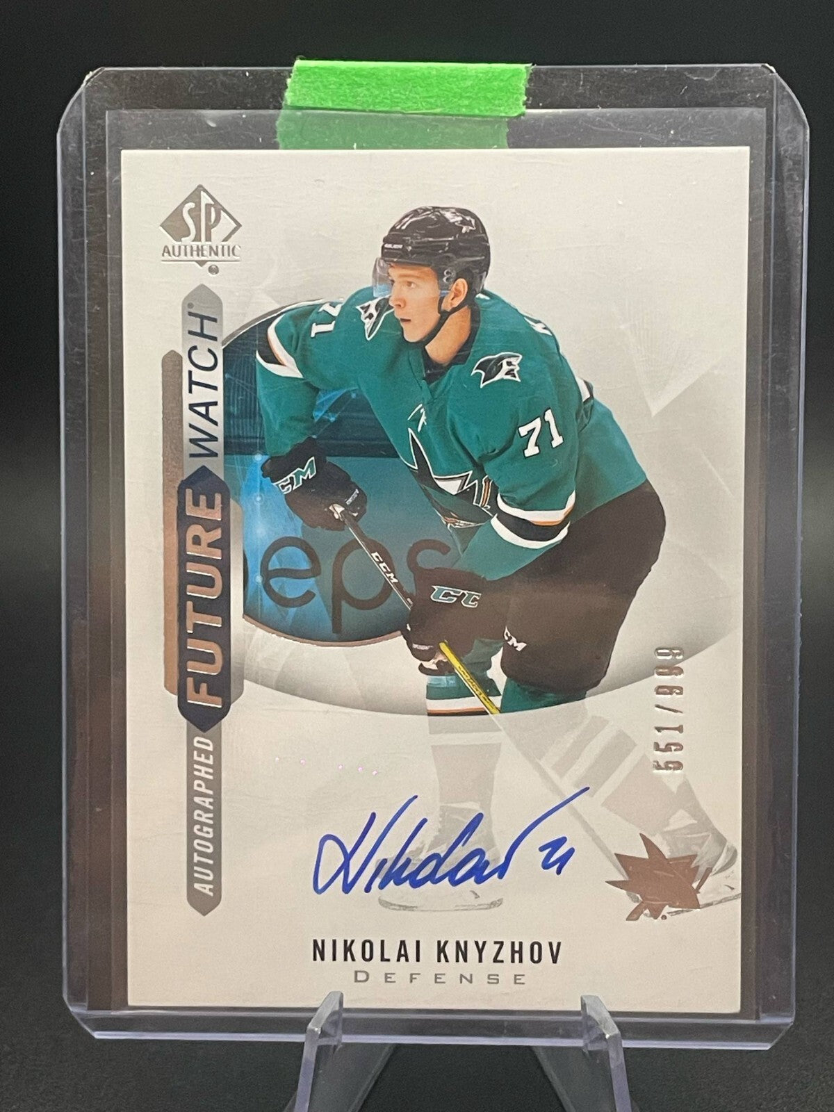 20-21 SP Authentic Future Watch Auto /999 Nikolai Knyzhov #151