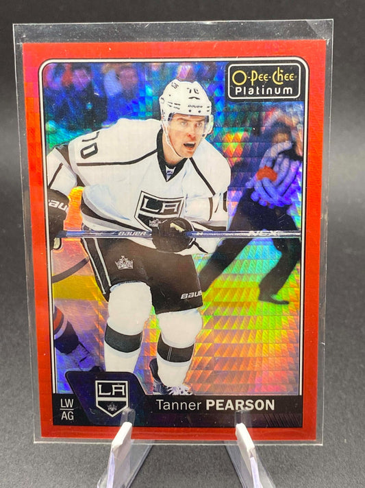2016-17 O-Pee-Chee Platinum Red Prism #141 Tanner Pearson /199