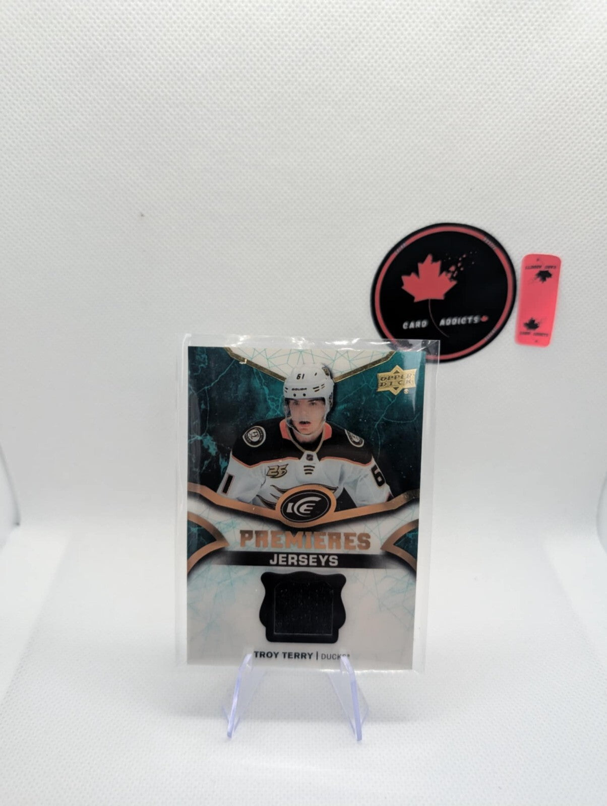 2018-19 UPPER DECK UD ICE TROY TERRY IPJ-TT PREMIERES ROOKIE JERSEY RC
