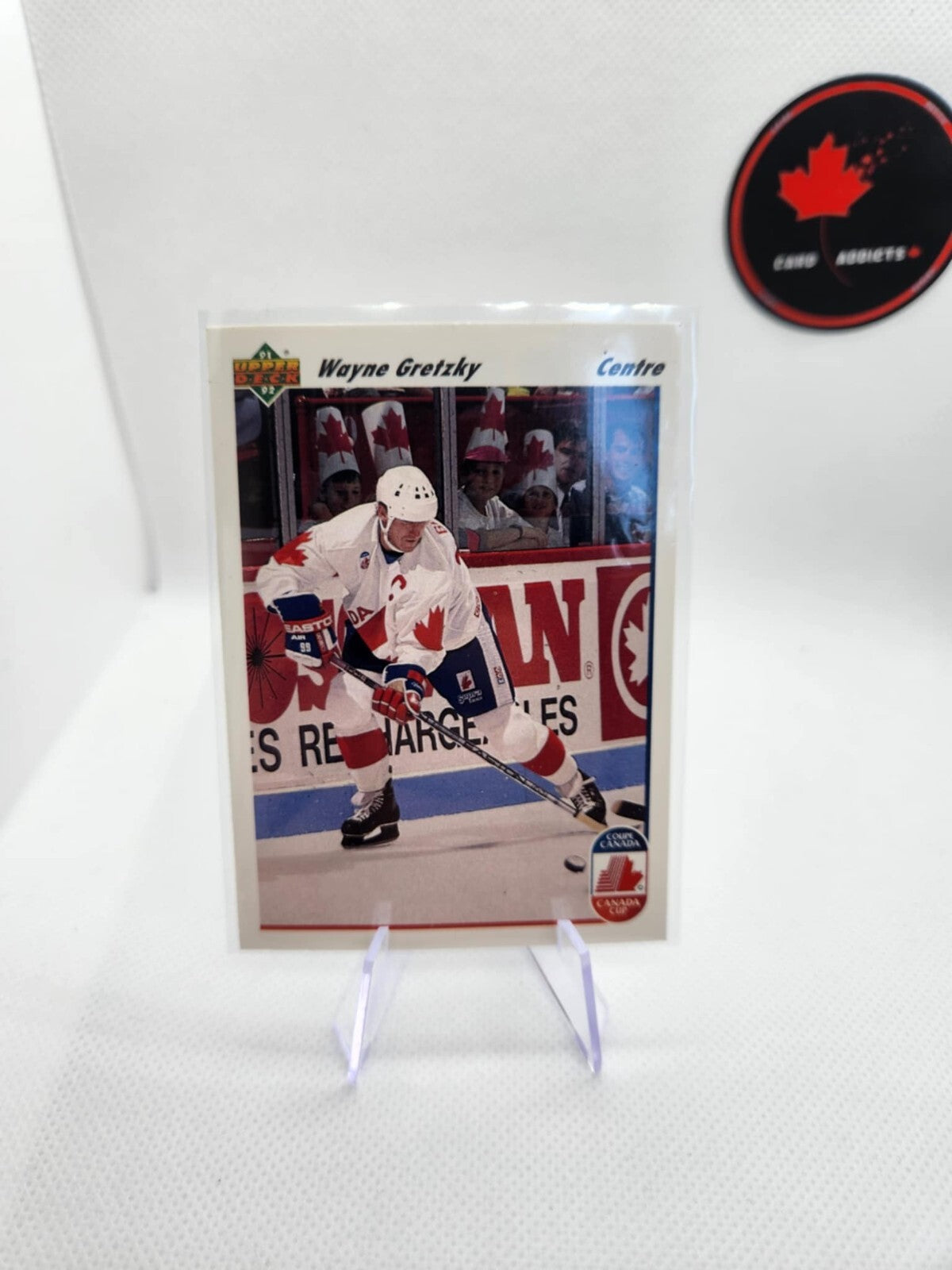 WAYNE GRETZKY CANADA CUP UPPER DECK #13 1991-92