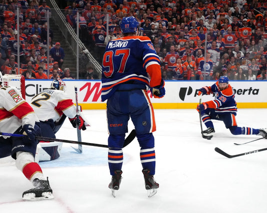 McDavid to Draisaitl Game Winning Goal NHL Stanley Cup Finals 11x14  Reprint