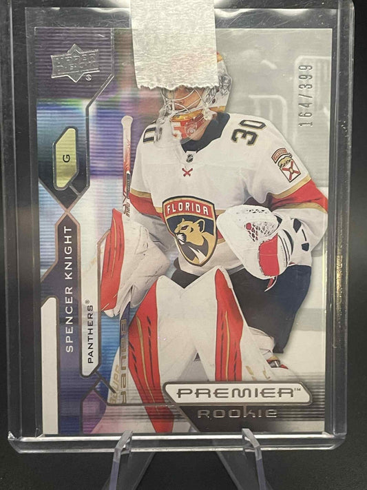 2021-22 Upper Deck Premier Rookie /399 Spencer Knight #108 Florida Panthers