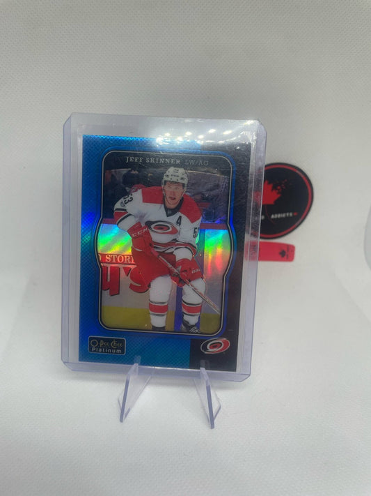2017-18 O-Pee-Chee Platinum Retro Rainbow Blue #R13 Jeff Skinner /149