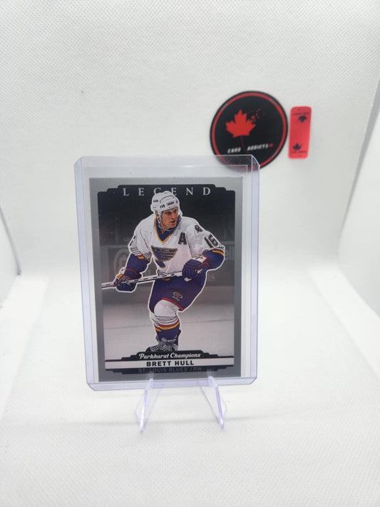 2022-23 Upper Deck Parkhurst Champions SP Legends Silver Brett Hull #342 HOF