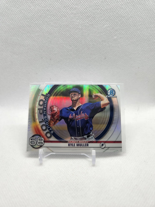 KYLE MULLER 2020 Bowman Chrome Scouts Top 100  Rookie RC