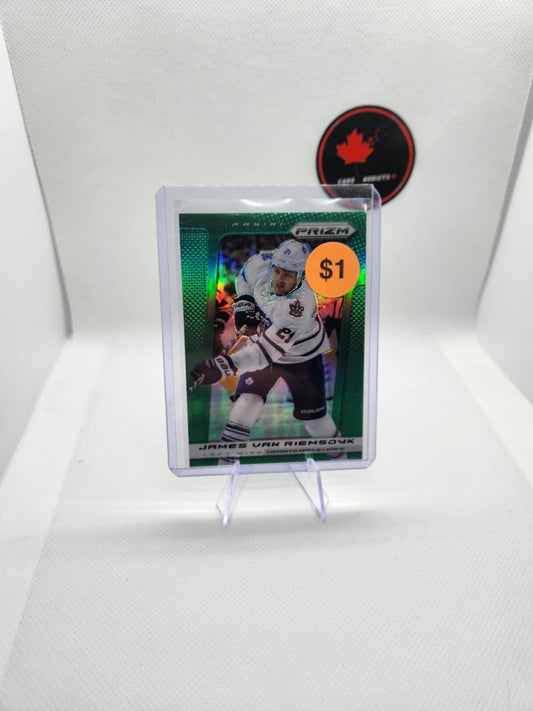 2013-14 PANINI PRIZM GREEN JAMES VAN RIEMSDYK #109