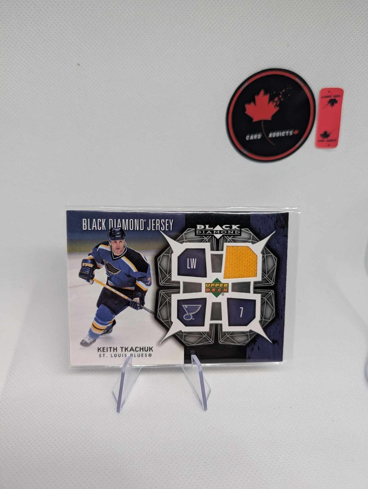 2007-08 Upper Deck BLACK DIAMOND Hockey KEITH TKACHUK #BDJ-KT JERSEY
