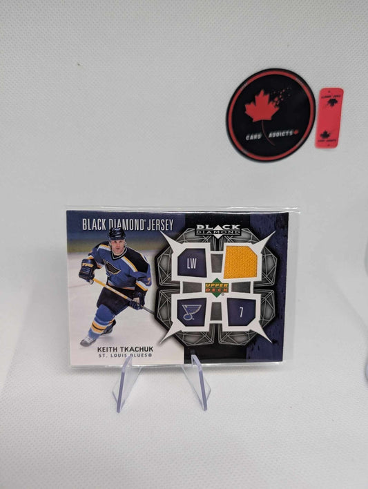2007-08 Upper Deck BLACK DIAMOND Hockey KEITH TKACHUK #BDJ-KT JERSEY