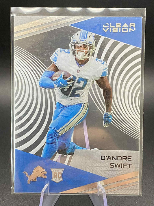 2020 Panini Chronicles #CV-9 D'Andre Swift Clear Vision Rookies