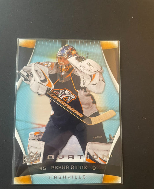 2009-10 Upper Deck Ovation Hockey 76 Pekka Rinne REF I