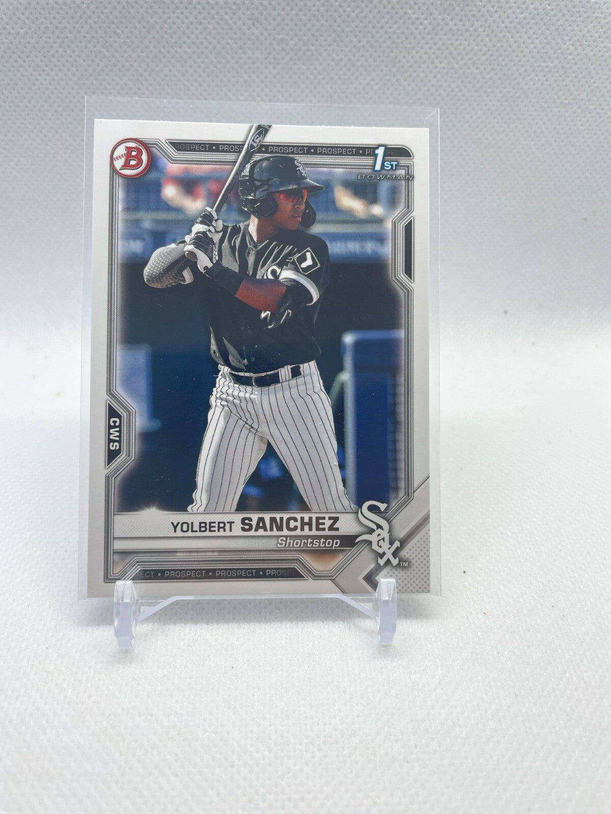 2021 Bowman 1st EDITION Yolbert Sanchez #BFE-40! Chicago WHITE SOX