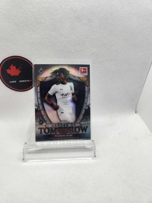 2021-22 Topps Chrome Bundesliga Heroes of Tomorrow Kouadio Kone Koné Rookie RC