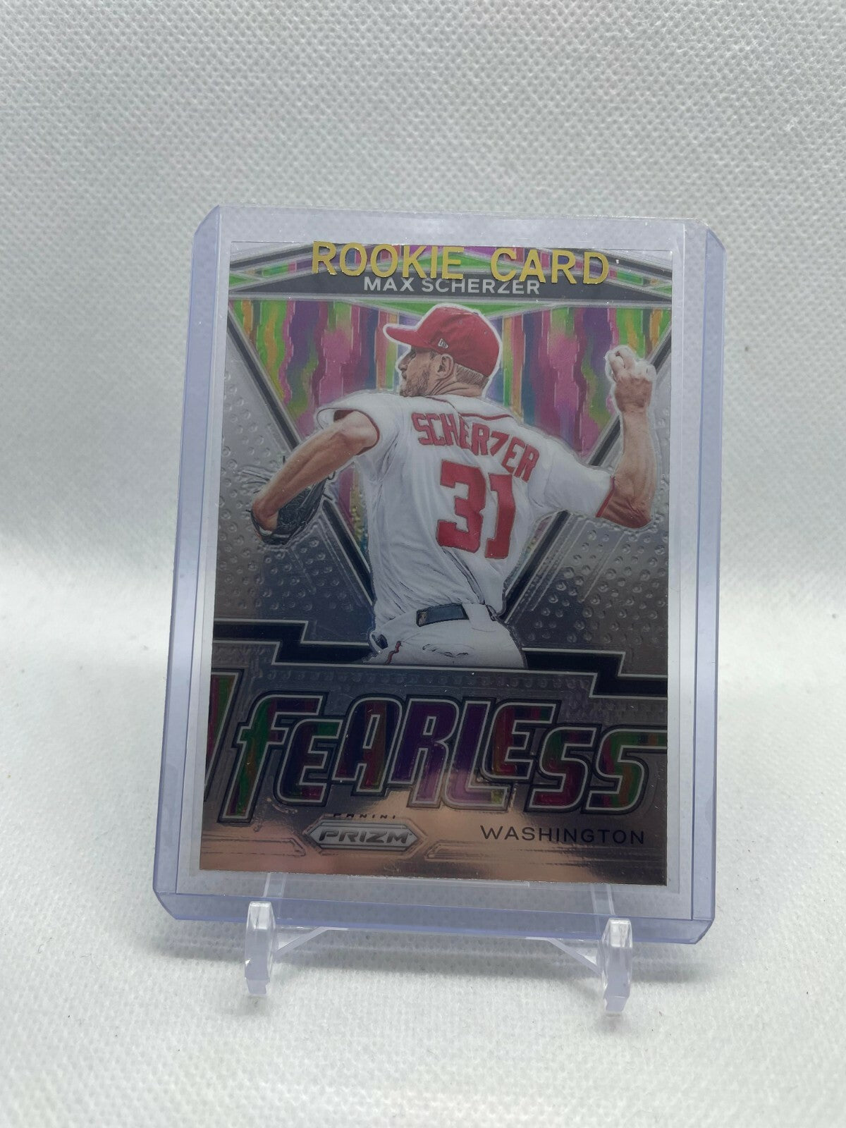 2021 Panini Prizm Fearless Max Scherzer #FR-20