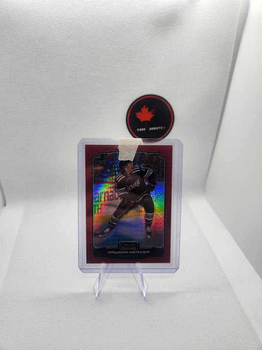 2022-23 O-Pee-Chee Platinum Red Prism /199 Dawson Mercer #141