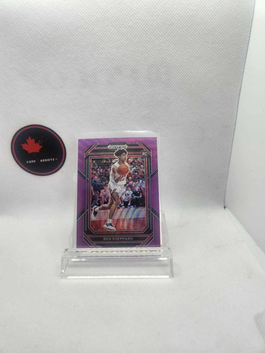 2023 Panini Prizm Draft Picks #34 Ben Sheppard Purple Wave