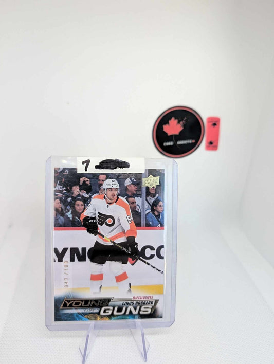2022-23 Upper Deck Series 2 #479 Young Guns Exclusive /100 Linus Hogberg