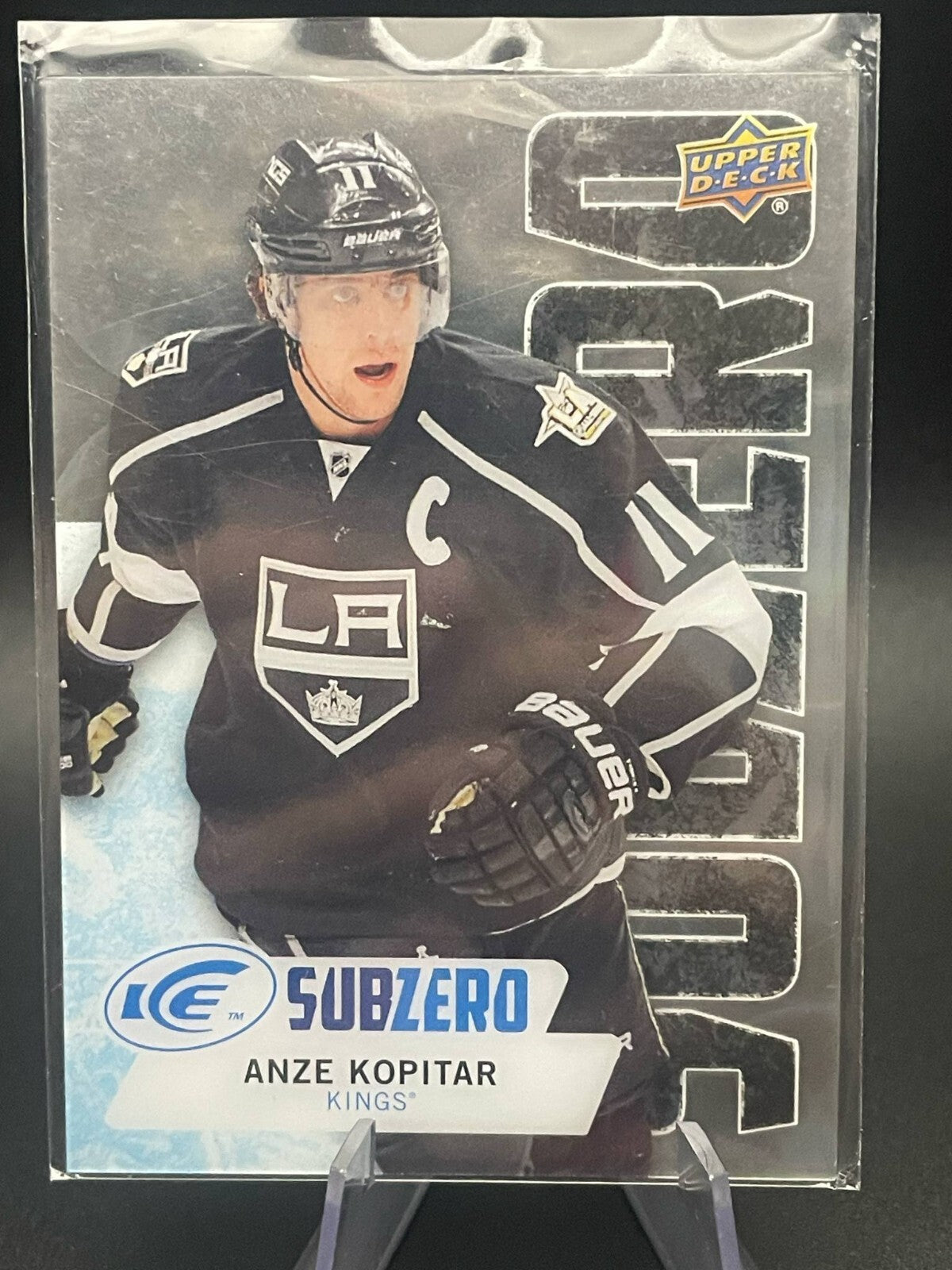 2016-17 UD Ice SubZero Anze Kopitar #SZ-19 Los Angeles Kings