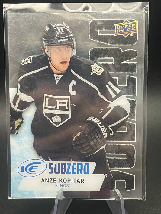 2016-17 UD Ice SubZero Anze Kopitar #SZ-19 Los Angeles Kings