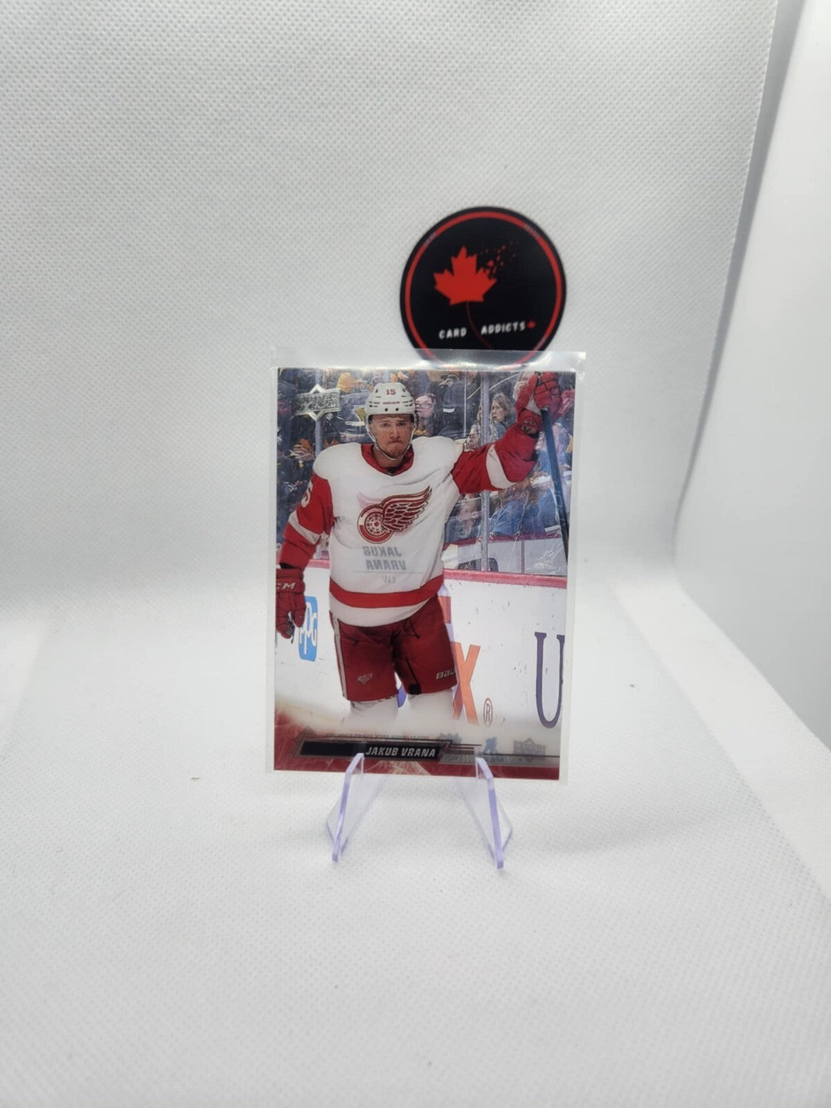 2022-23 Upper Deck Jakub Vrana Detroit Red Wings Clear Cut Parallel
