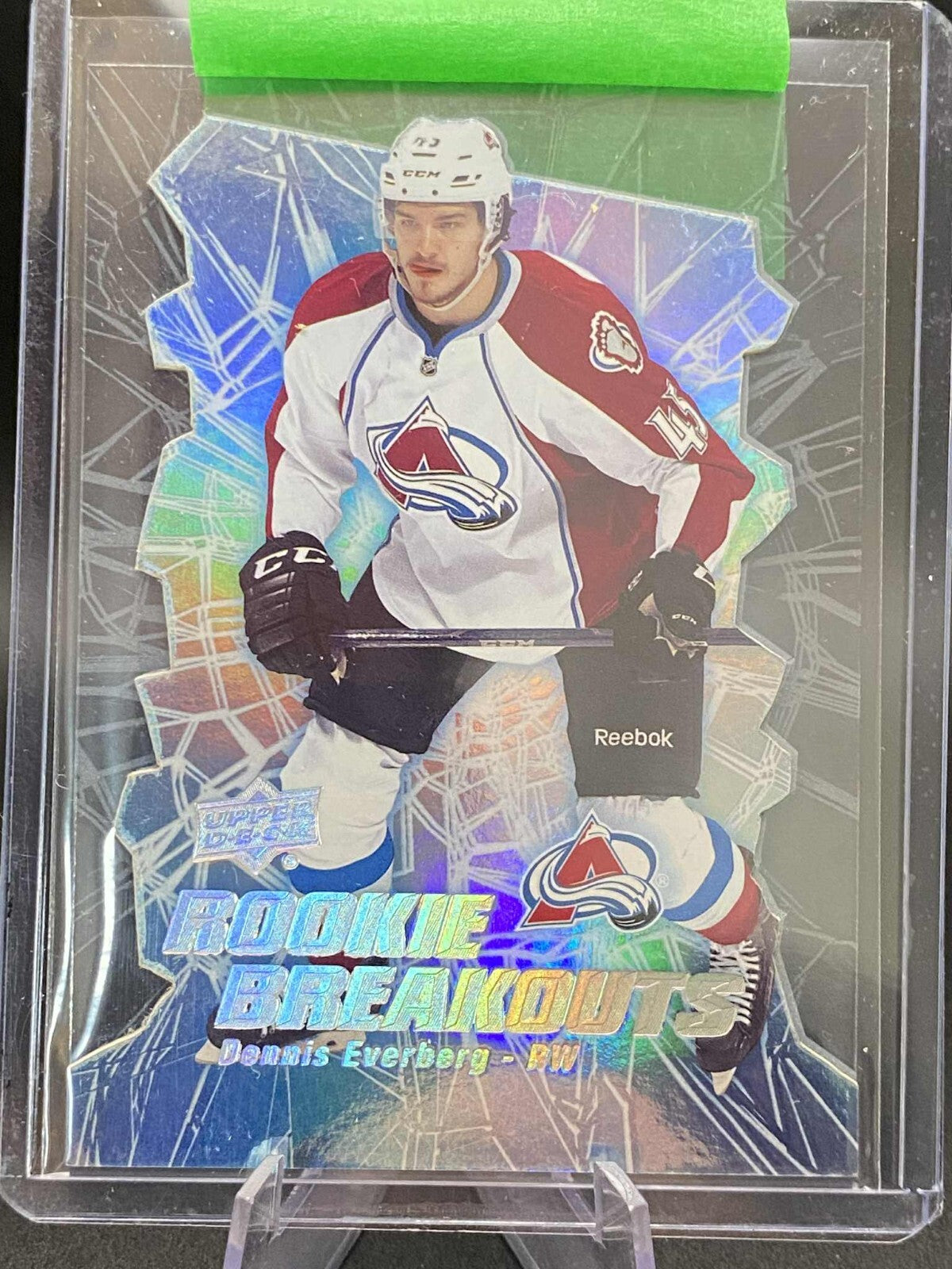 14-15 UD Upper Deck Series Two Rookie Breakouts Dennis Everberg /100 Rookie