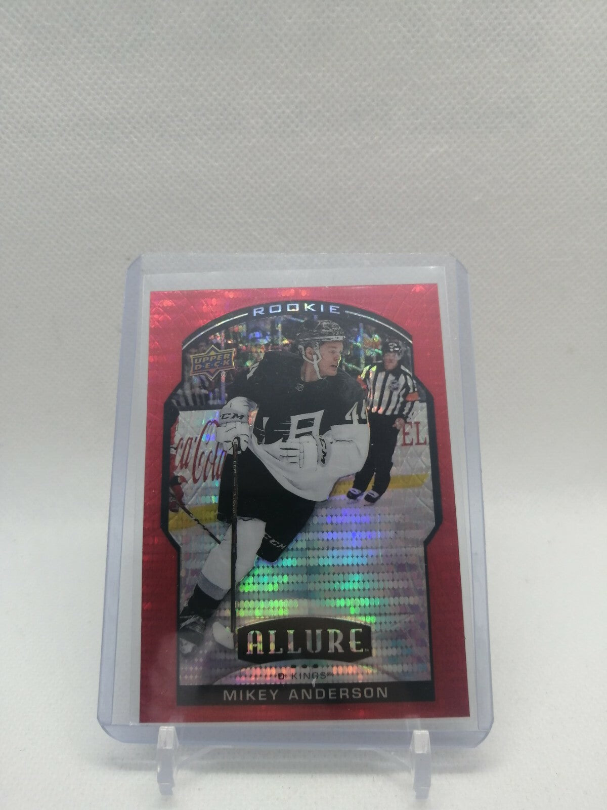 2020-21 Upper Deck Allure Rookie Red Rainbow Mikey Anderson #83 RC