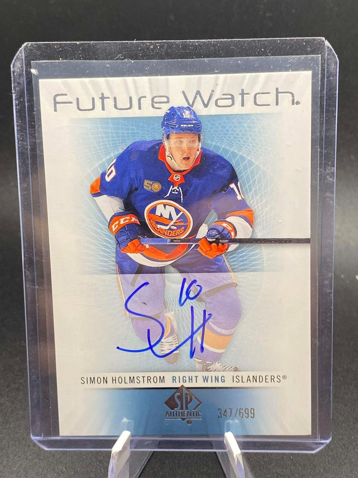 22-23 Sp Authentic Retro Future Watch Auto Simon Holmstrom /699