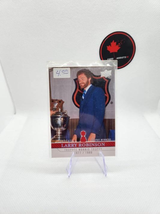 2008-09 Montreal Canadiens Centennial Trophy Winners #272 Larry Robinson
